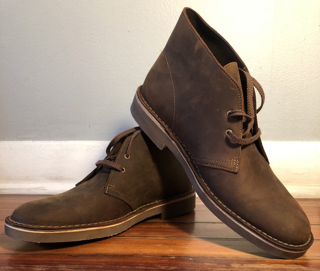 clarks men's bushacre 2 chukka boot beeswax