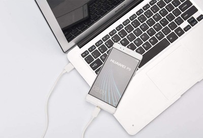 Câble De Charge USB Type-C 1 Mètre - Compatible Xiaomi, Huawei, Samsung, Etc. - Blanc - Charge Rapide - Neuf