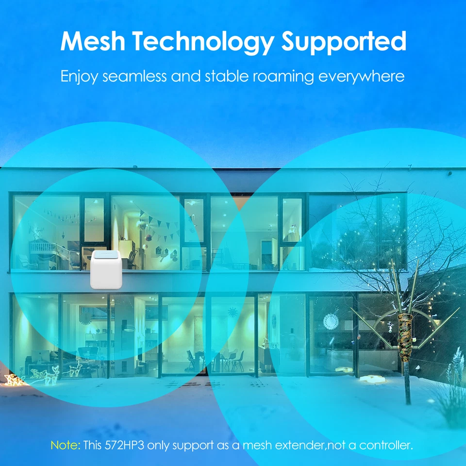 Outdoor WiFi Range Extender Signal Booster AC1200 Outdoor Router Amplifier AP - Image 4 of 4