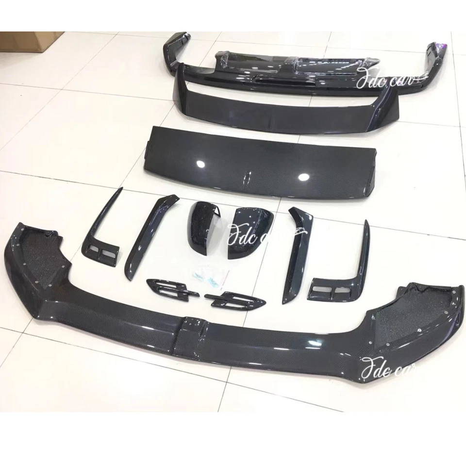 CARBON BODY KIT for BENTLEY BENTAYGA 2015+ FRONT LIP REAR DIFFUSER TRUNK SPOLER - Image 4 of 4