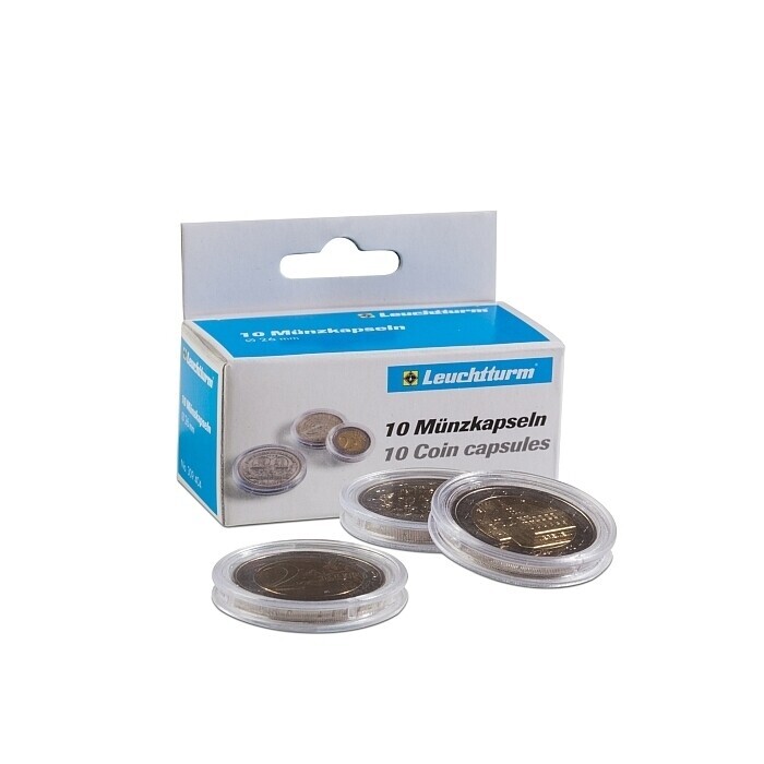 Münzkapseln Caps 26 Mm, 10er Packs