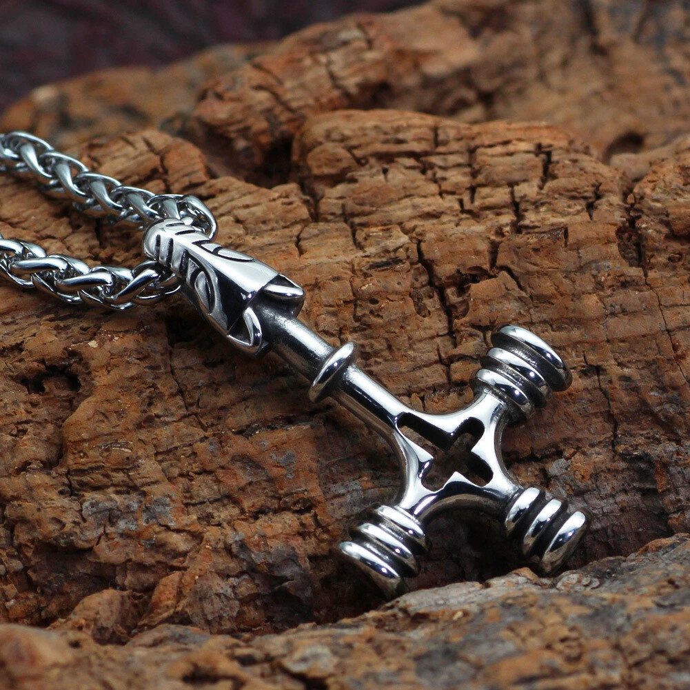 PROSTEEL Celtic Knot Cross Pendant Necklace Stainless Steel Chain for Men  Boy Nordic Viking Irish Trinity Jewelry Lucky Gift - Walmart.com