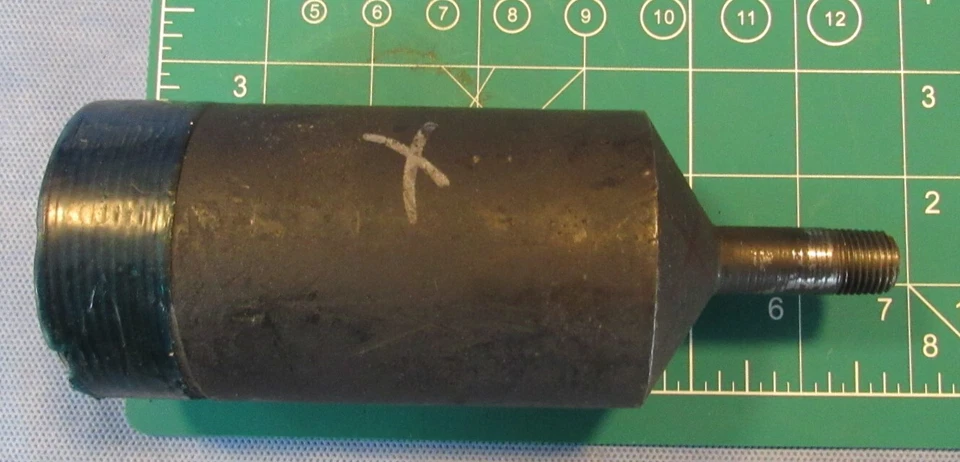 New 2" x 1/4" Concentric Swage Carbon Steel CS Schedule 80 Thread Both Ends TBE - Image 2 of 4