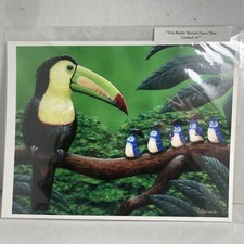 the blues go birding toucan 8x10 At farm country. Tropical