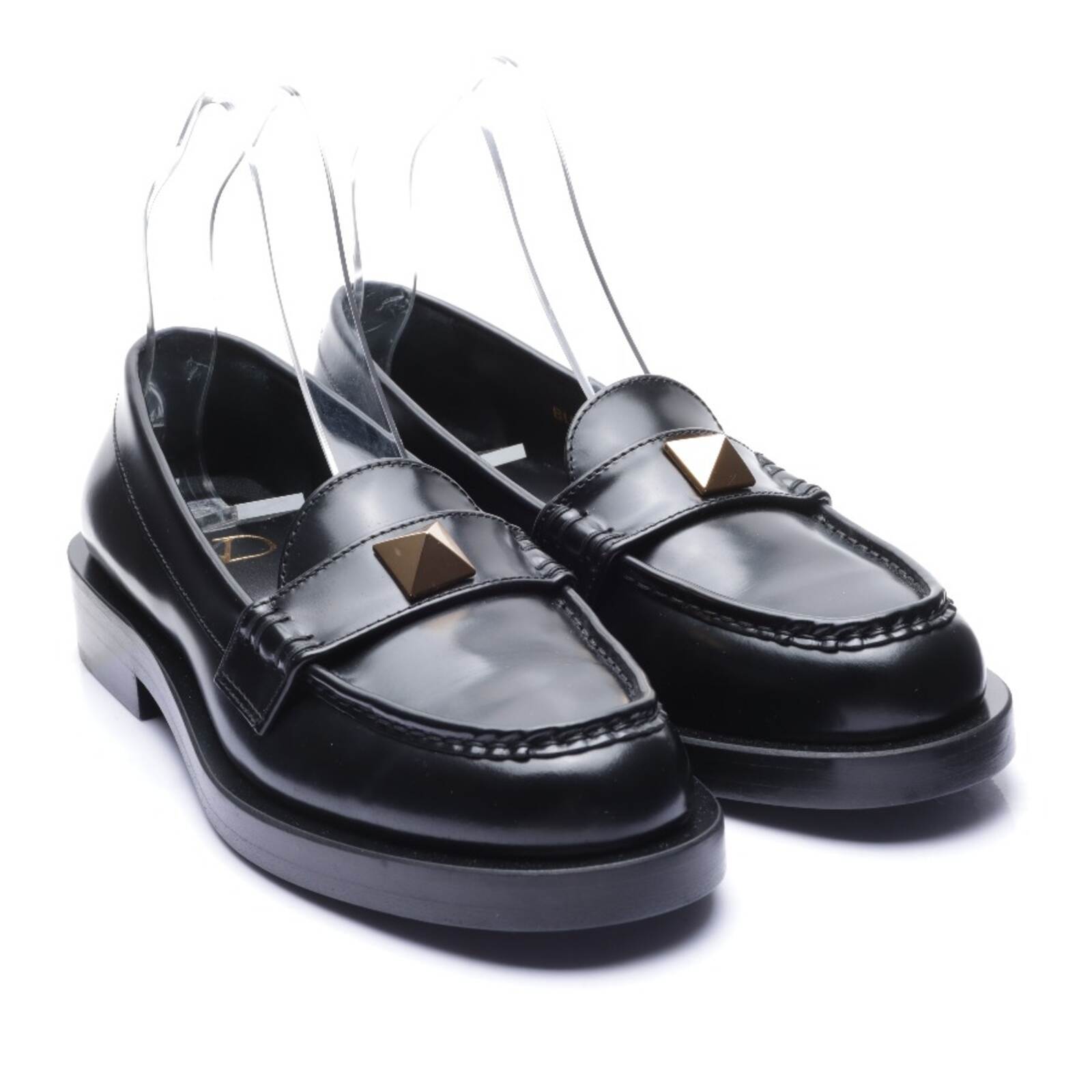 Мокасины Valentino Schwarz 375 евро на одной шпильке 90290₽