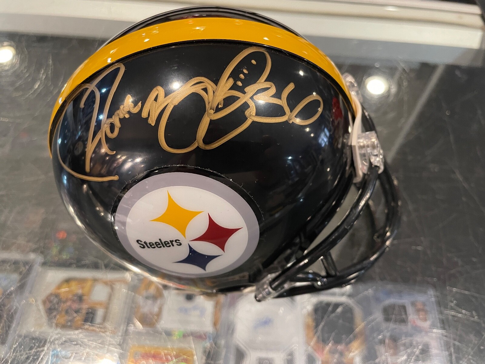 JEROME BETTIS #36 PITTSBURGH STEELERS SIGNED MINI HELMET JSA AUTHENTIC 