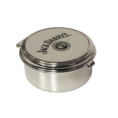 Jack Daniel's chrome pill box (2456)