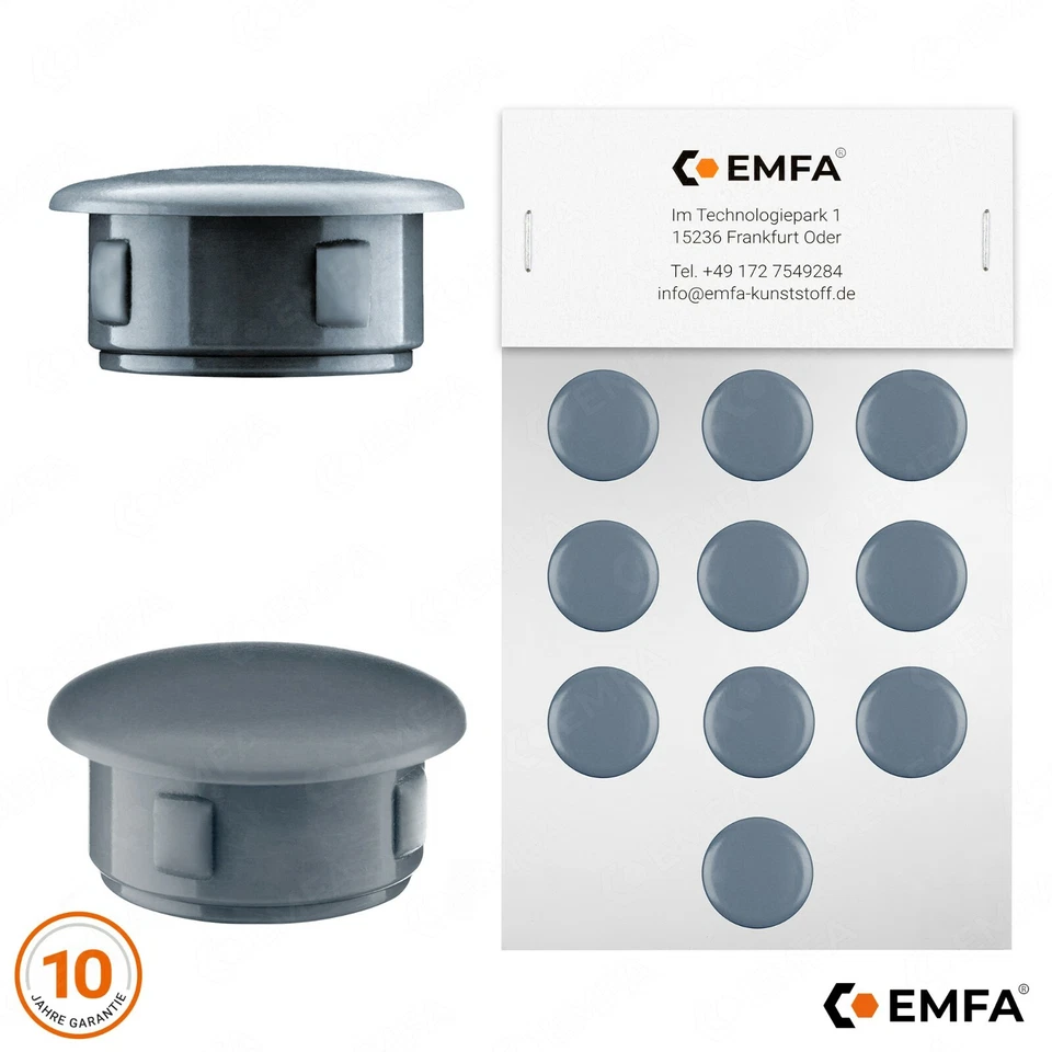 bouchons pour trous de fixation Capuchon plastique bouchons Embouts protection - Bild 2 von 4