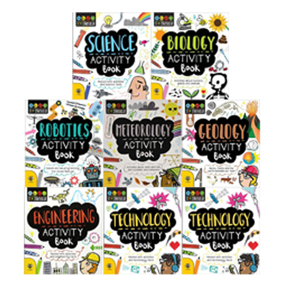 STEM Starters for Kids By Jenny Jacoby 8 Activity Books Set Ages 7 maths science - Image 9