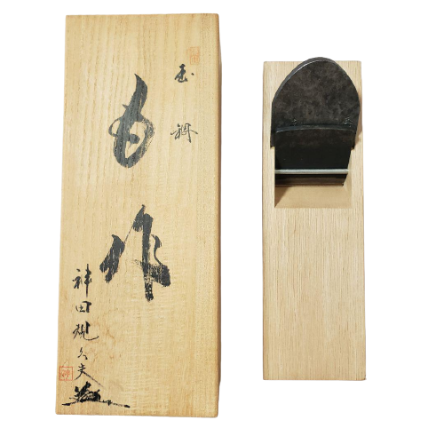 Kanda Kikuo Mosaku Tamahagane Kanna 75mm Japanese Hand Plane New