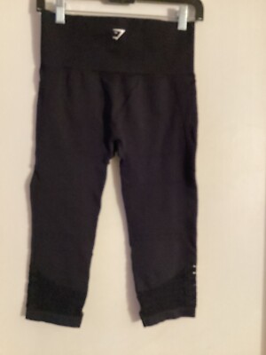 Legging De Sport Gymshark Femme Noir Taille M Taille Haute Compression