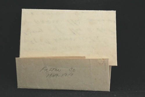 New York: West Galway 1851 Stampless Cover, Ms at Side, DPO Fulton Co - Picture 2 of 3
