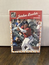 Jordan Lawlar 2023 Donruss Baseball Retro Base On Fire #244  /75