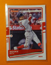 2020 Panini Donruss Mookie Betts #77 Photo Variation! red sox