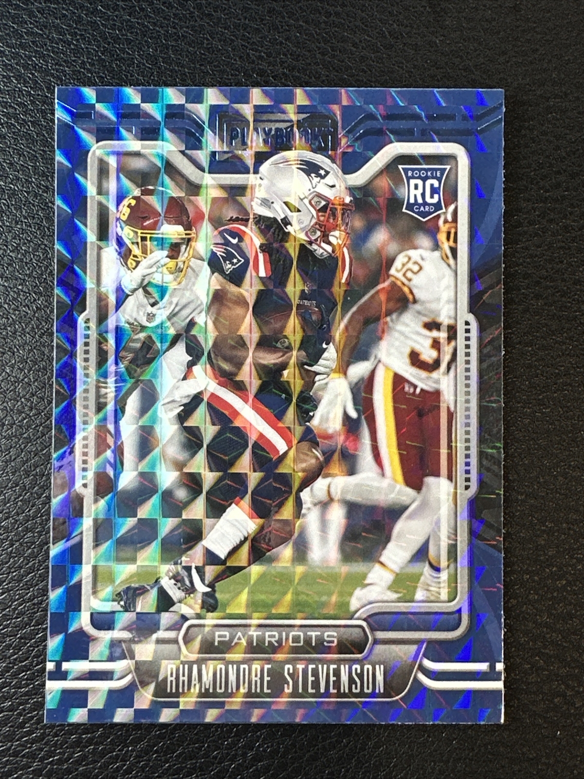 Rhamondre Stevenson Panini Playbook #133 Holo