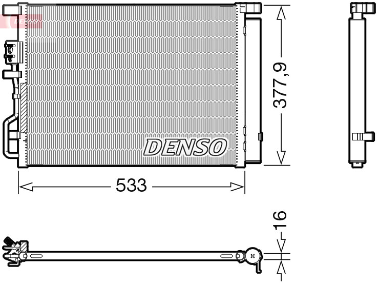 Fits DENSO DCN41018 condenser TUCSON/ SPORTAGE 15- ... ⭐UK Stock⭐ - Image 18