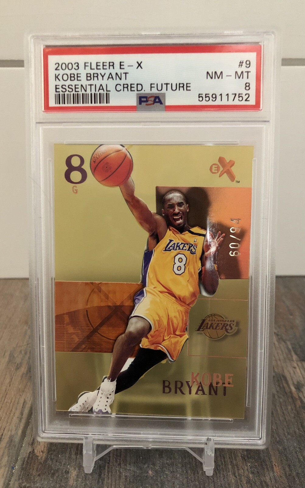 NBA E-X Credentials Future Kobe Bryant