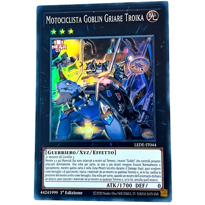 Yu-Gi-Oh! Super Rara Italiano Lede-it044 Griare Troika Goblin