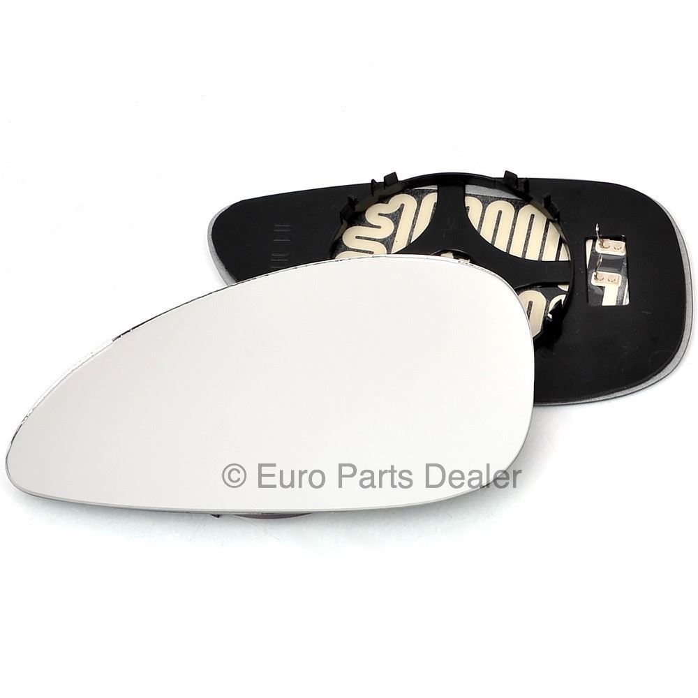 Wing mirror glass for Citroen C4 04-09 Left Passenger side Electric