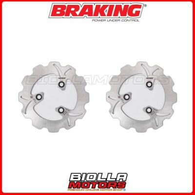 FRONT BRAKE DISC KIT BRAKING HONDA CH SPACY 125 1998 - [FIXED WAVE] 2xHO32