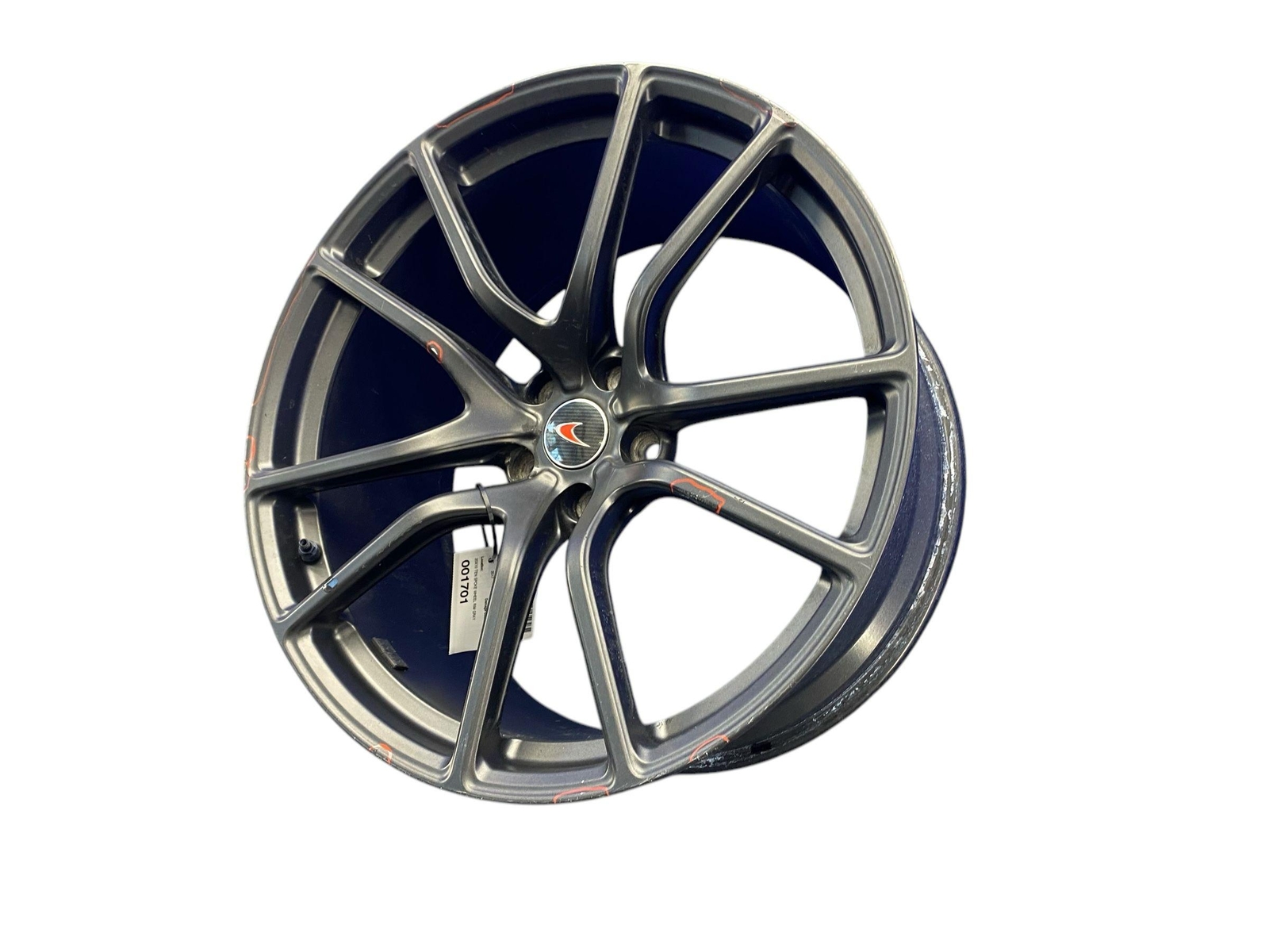 2016-2021 MCLAREN 570S 20X10 TEN SPOKE WHEEL RIM GRAY *SCUFFS* OEM