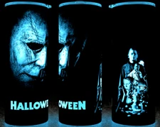 Glow In The Dark Michael Myers Halloween Coffee Cup Mug Tumbler 20oz