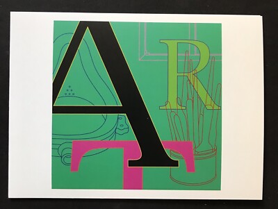MICHAEL CRAIG-MARTIN, ''ART'' Ausstellung Kunstkarte, Haunch of Venison Galerie, 2010