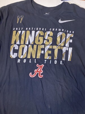 Alabama Crimson Tide 2017 National Champions Kings Of Confetti