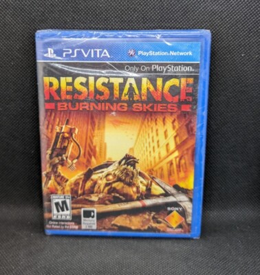 RESISTANCE BURNING SKIES - PS VITA - SEALED - BRAND NEW - FREE SHIPPING - PSVITA