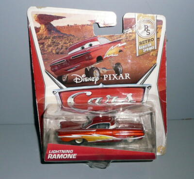 Disney PIXAR CARS LIGHTNING RAMONE Retro Radiator Springs 2012 Mattel MOC