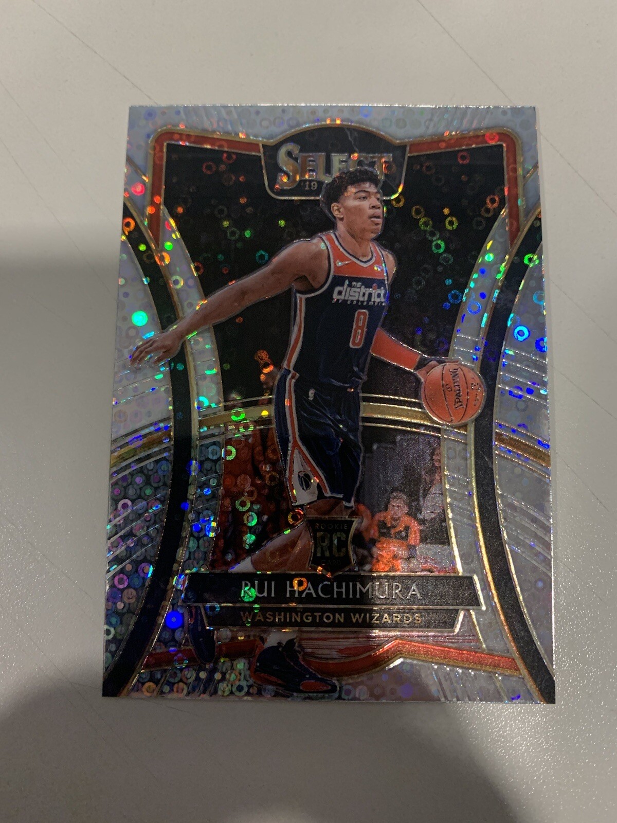 2019-20 Panini Select Rui Hachimura Premier Silver Disco Prizm #187