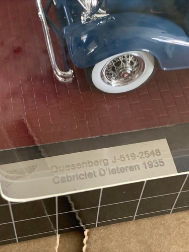 2 X 1935 DUESENBERG 1/43 CAR MODELS: DUAL COWL/ CABRIOLET D’LETEREN BY MATRIX - Picture 11 of 24