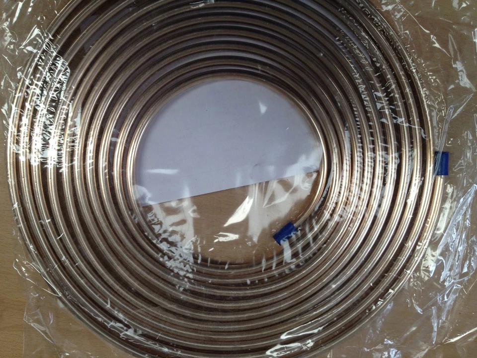 5/16 CUPRO NICKEL KUNIFER BRAKE FUEL TUBING 25 FEET - Image 1 of 1