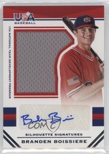 2017 USA Baseball Stars & Stripes Jersey 18/49 Branden Boissiere #112 Auto 0i76