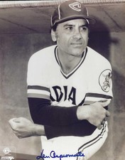8 x 10" Autographed Photograph of  Ken Aspromonte - Cleveland Indians