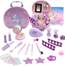 Makeup Set for Girls Kids Cosmetics Toy Makeup Box Beauty Play Set Birthday Gift