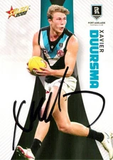 Signed 2022 Port Adelaide Power AFL Select Footy Stars Card - Xavier Duursma