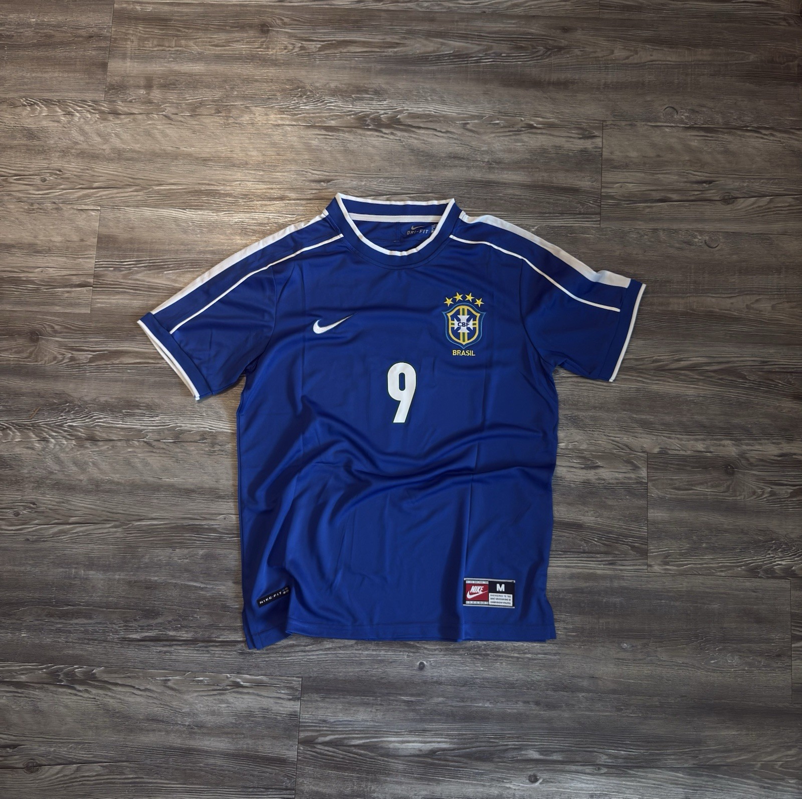 Ronaldo Brazil National Team 2002-2004 Away Jersey - Size L