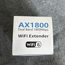 AX1800 WiFi 6 Extender Signal Booster Dual Band 2.4G/600Mbps 5.8G/1200Mbps