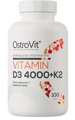 Ostrovit Vitamin D3 4000+ K2 - 100 Tabletten (287,10 EUR/kg)