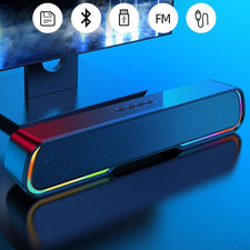 Surround Sound Bar 4 Speaker System Wireless Bluetooth Subwoofer TV Home Theater