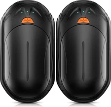AI Hand Warmers Rechargeable 2 Pack,6000mAh 2 Pack, Black 