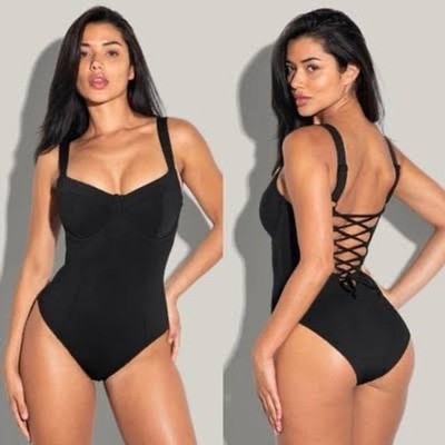 NEW TA3 Lifty One Piece Swimsuit Black XL REG/LONG