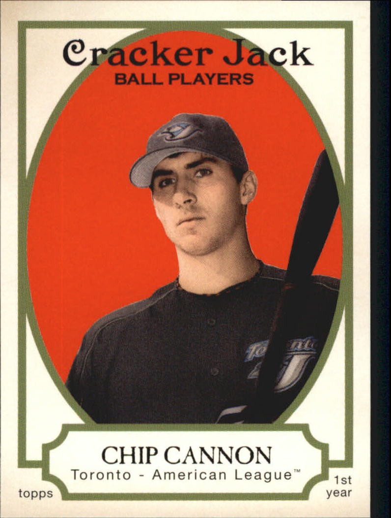 2005 Topps Cracker Jack #218 Chip Cannon RC - BB