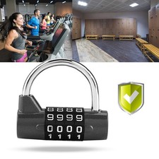 4 Dial Digit Combination Padlock Travel Suitcase Gym Locker Password Lock
