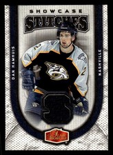 2006 FLAIR SHOWCASE DAN HAMHUIS SS-DH MINT SHOWCASE STITCHES JERSEY PREDATORS