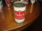 FEHR'S PASTEURIZED DRAUGHT BEER KEGLINED FLAT TOP BEER CAN FRANK FEHR LOUISVILLE — photo 1