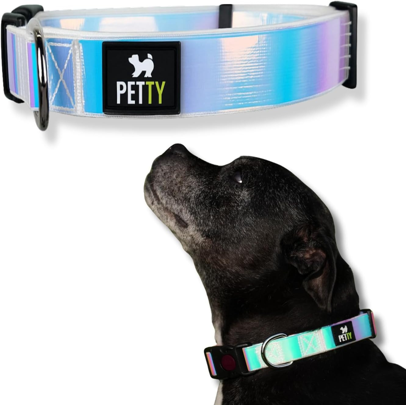 Collare in Biothane Rainbow Riflettente: Il Meglio per il Tuo Cane