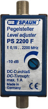 SPAUN PS 2200F Pegelsteller Adjuster Level 0,15…2200 MHz -10db