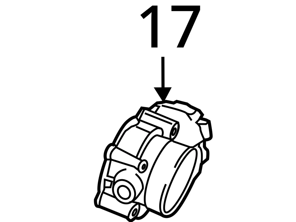 Ford Transit 350 2018 conjunto de carrocería del acelerador OEM 106 k millas - LKQ395328739 Foto 4 de 4